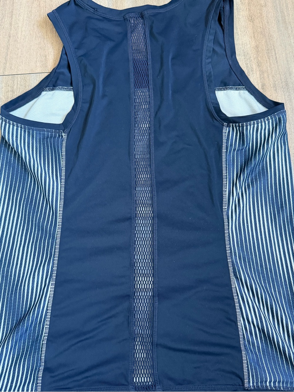 Athleta Navy and White Striped Performance Tank - Picture 9 of 9